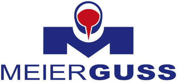 Logo von MEIER GUß, eine Marke für hochwertige Gießereiprodukte und Lösungen.