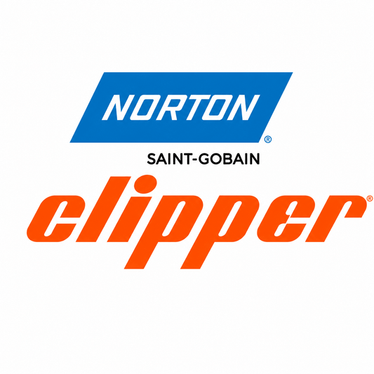 Norton Clipper Diamanttrennscheibe Ø230x22,23 - Standard Universal Logo und Markenname auf weißem Hintergrund