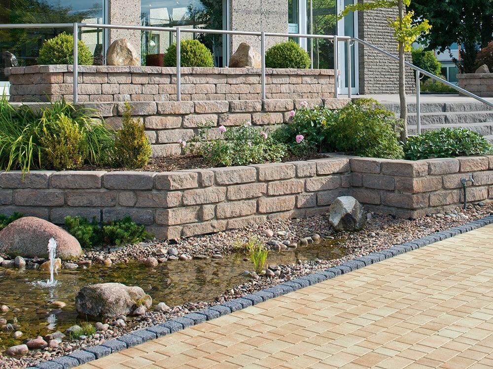 DIEPHAUS Mauersteine SIOLA-ANTIK muschelkalk - Gartenbaustoff