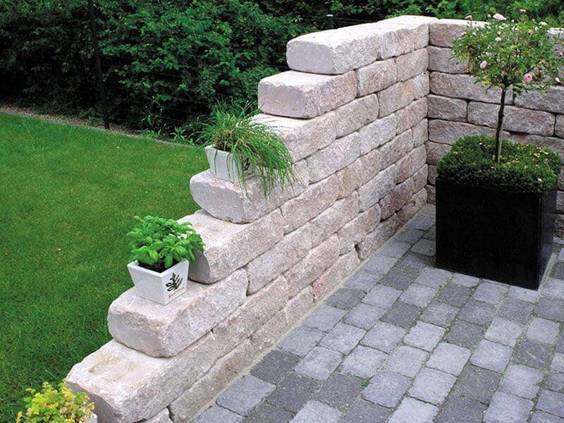 DIEPHAUS Mauersteine SIOLA-ANTIK sandstein - Gartenbaustoff