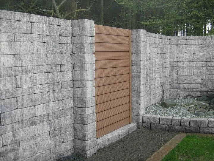 DIEPHAUS Mauersteine SIOLA-ANTIK weiß-schwarz - Gartenbaustoff