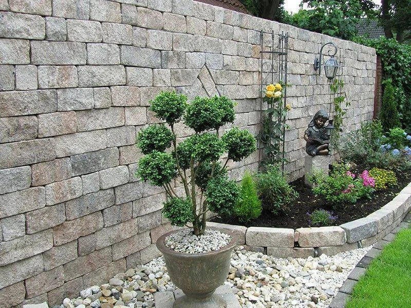 DIEPHAUS Mauersteine SIOLA-KOMBI muschelkalk - Gartenbaustoff