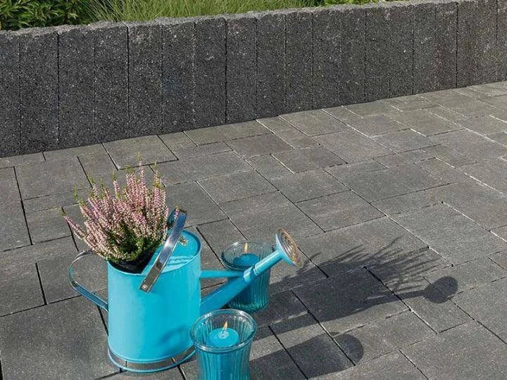 DIEPHAUS Mauersteine SIOLA-KOMBI schwarz - Gartenbaustoff