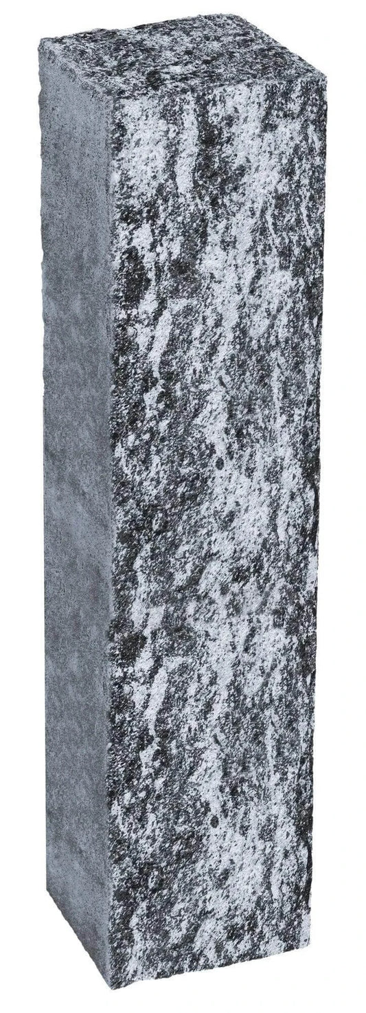 DIEPHAUS Palisaden SIOLA weiß-schwarz - Gartenbaustoff