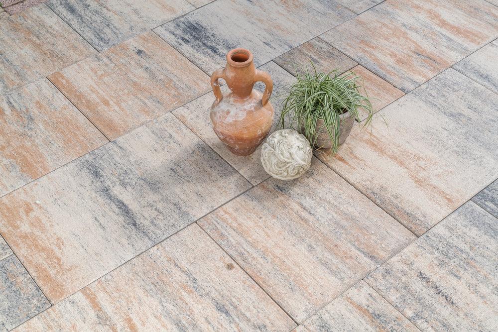 DIEPHAUS Terrassenplatte DIORA Muschelkalk Mehrformat - Gartenbaustoff