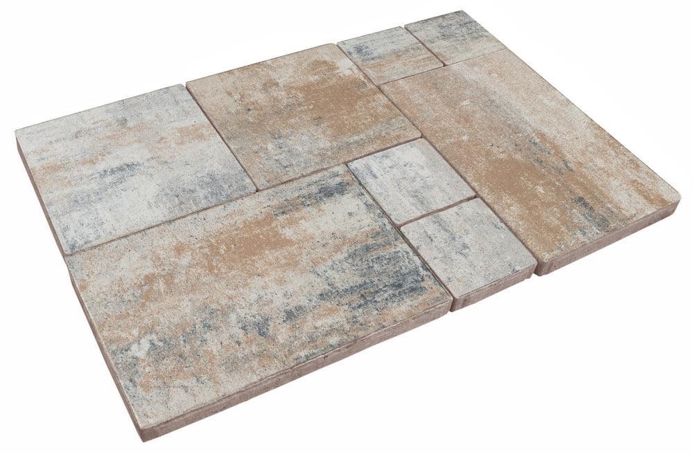 DIEPHAUS Terrassenplatte DIORA Muschelkalk Mehrformat - Gartenbaustoff