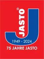 JASTO logo celebrating 75 years, founded in 1949, features bold blue 'J' on red background.