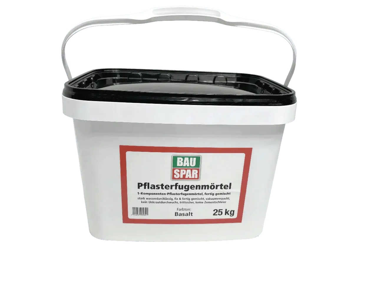 Pflasterfugenmörtel BAUSPAR 1-Komponenten 25 kg - Farbe: basalt - Gartenbaustoff