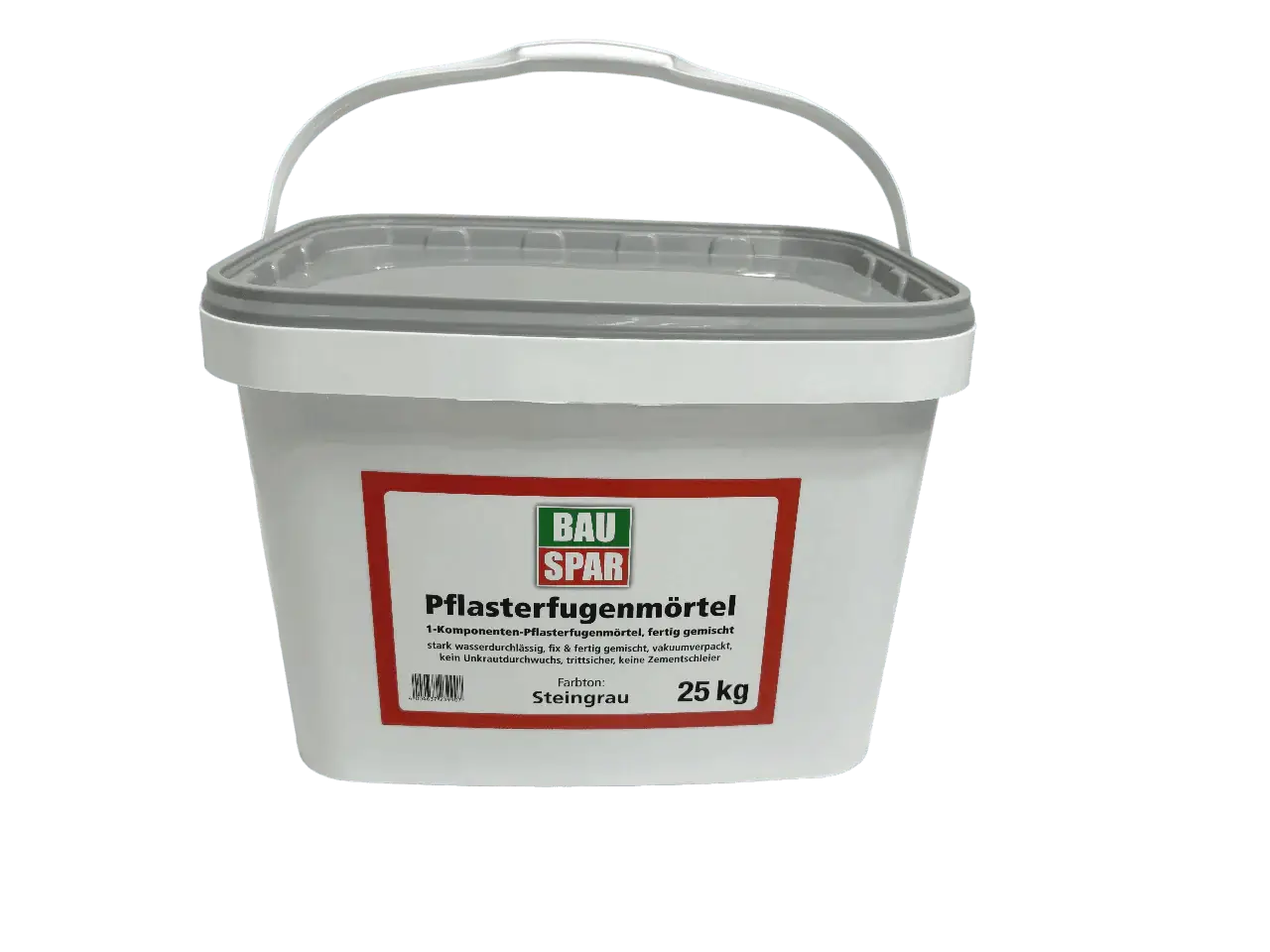 Pflasterfugenmörtel BAUSPAR 1-Komponenten 25 kg - Farbe: steingrau - Gartenbaustoff