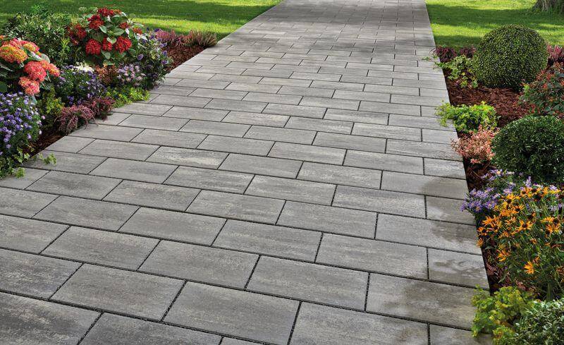 Pflastersteine Galanda ANTARIA 40x20x6 cm grau-nuanciert - Gartenbaustoff