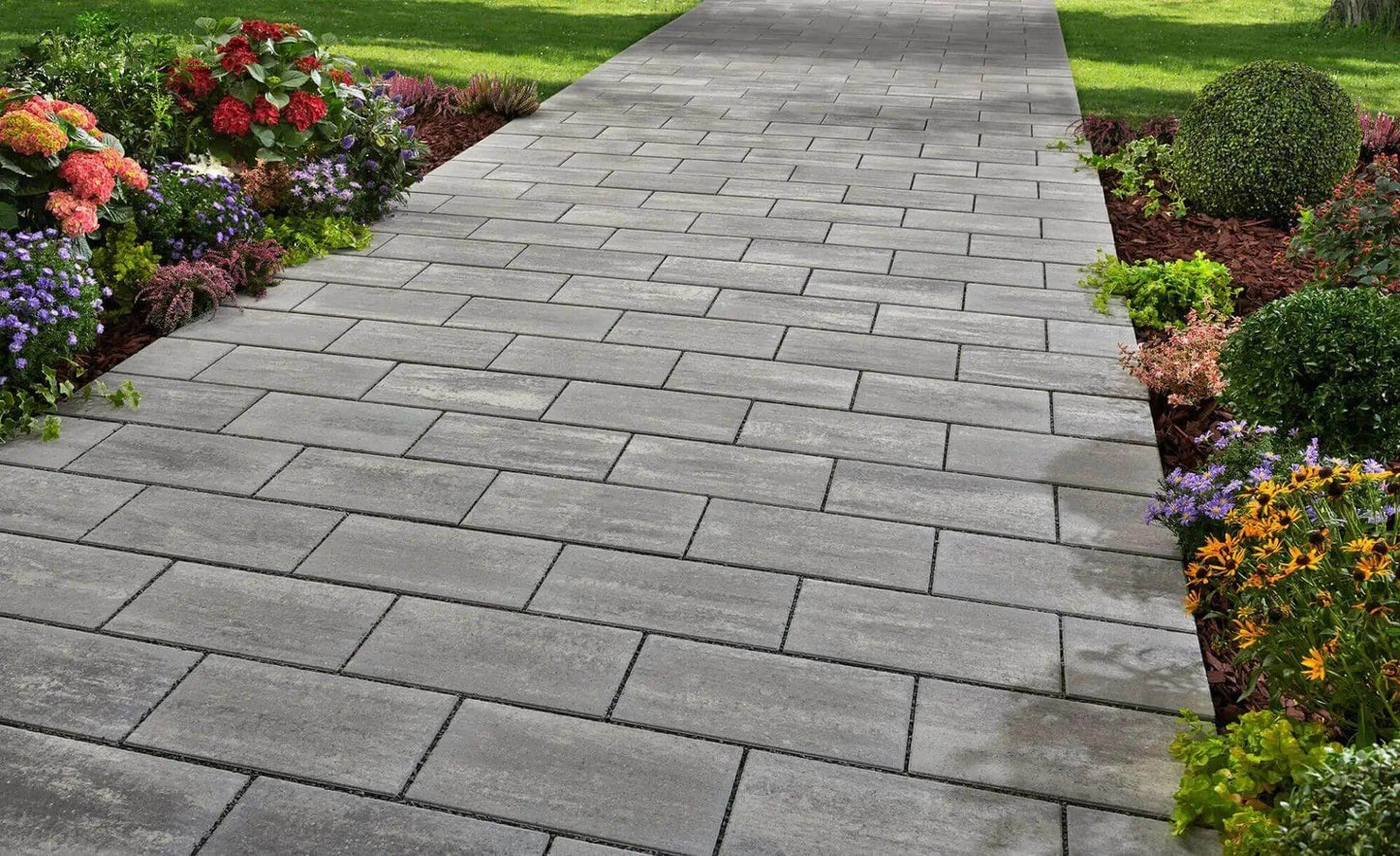 Pflastersteine Galanda ANTARIA AQUA 40x20x8 cm grau-nuanciert - Gartenbaustoff