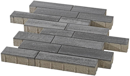 Pflastersteine Galanda ANTARIA Läuferverband 8 cm anthrazit-nuanciert - Gartenbaustoff