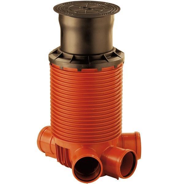 Schachtsystem 400 Vario Standard DN 150 KG, Klasse D400 ohne Lüftung BH: 1,20- 1,90 M - Gartenbaustoff