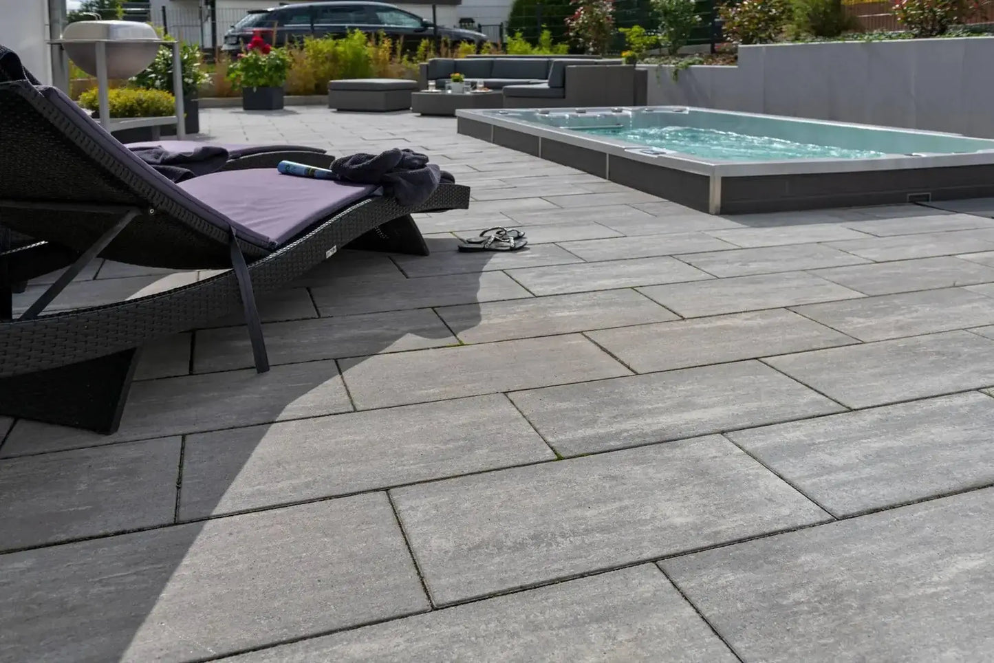 Terrassenplatte Galanda ANTARIA grau-nuanciert - Gartenbaustoff