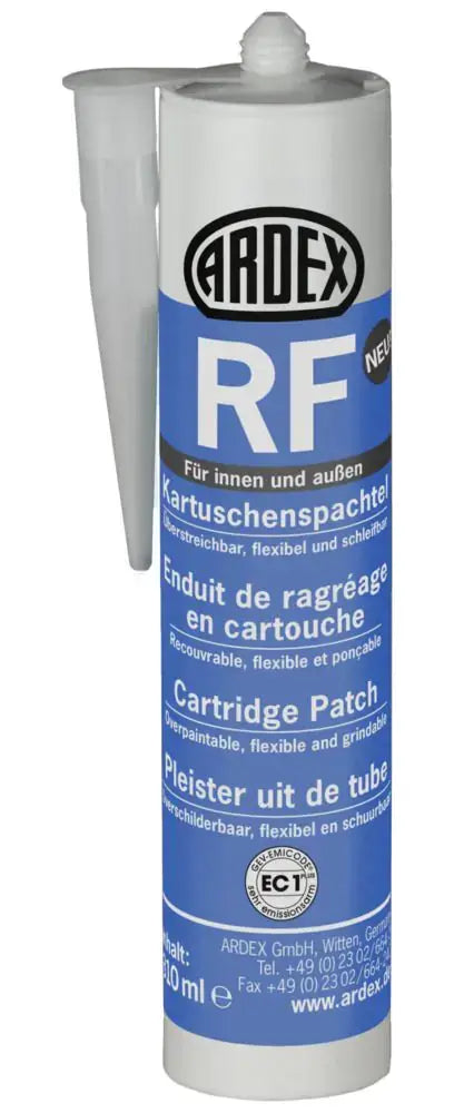 ARDEX RF Kartuschenspachtel 310 ml – schwundfrei, flexibel und sofort gebrauchsfertig für Innen- und Außenbereich