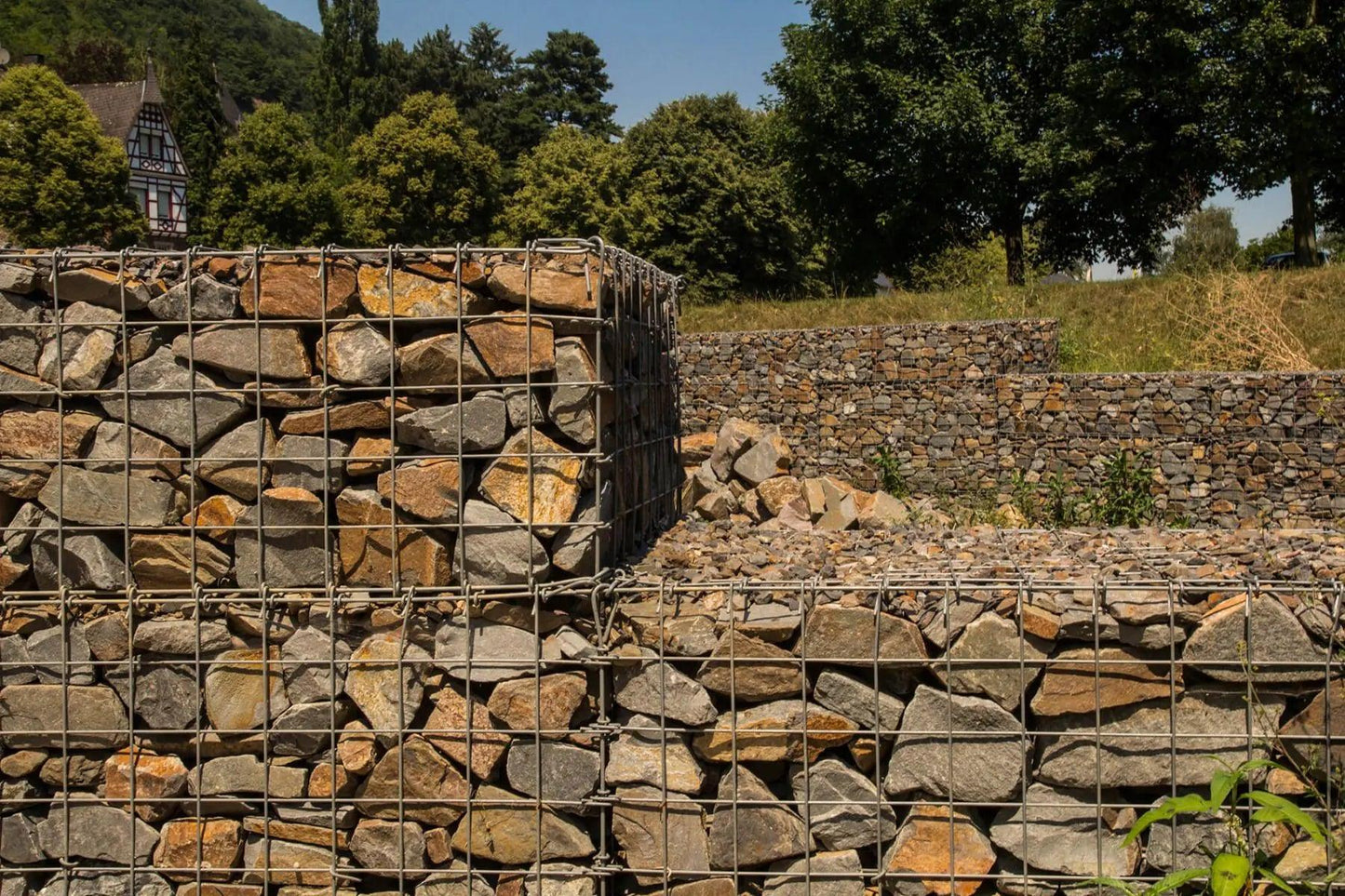 Trockenmauer GRAUWACKE Naturstein