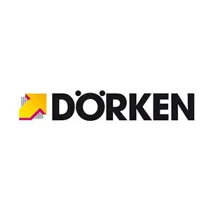 Logo of DÖRKEN, a company specializing in building protection and drainage solutions.
