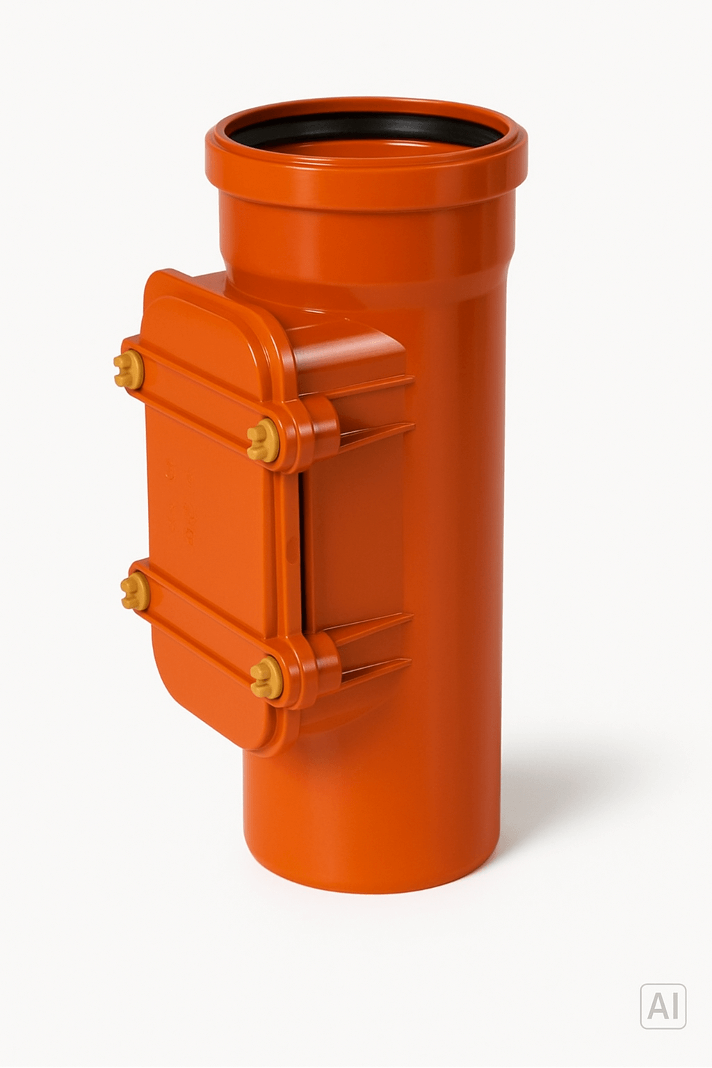 KG Reinigungsrohr PVC-U SN 8 mit verschraubbarer Reinigungsöffnung für Abwasserleitungen