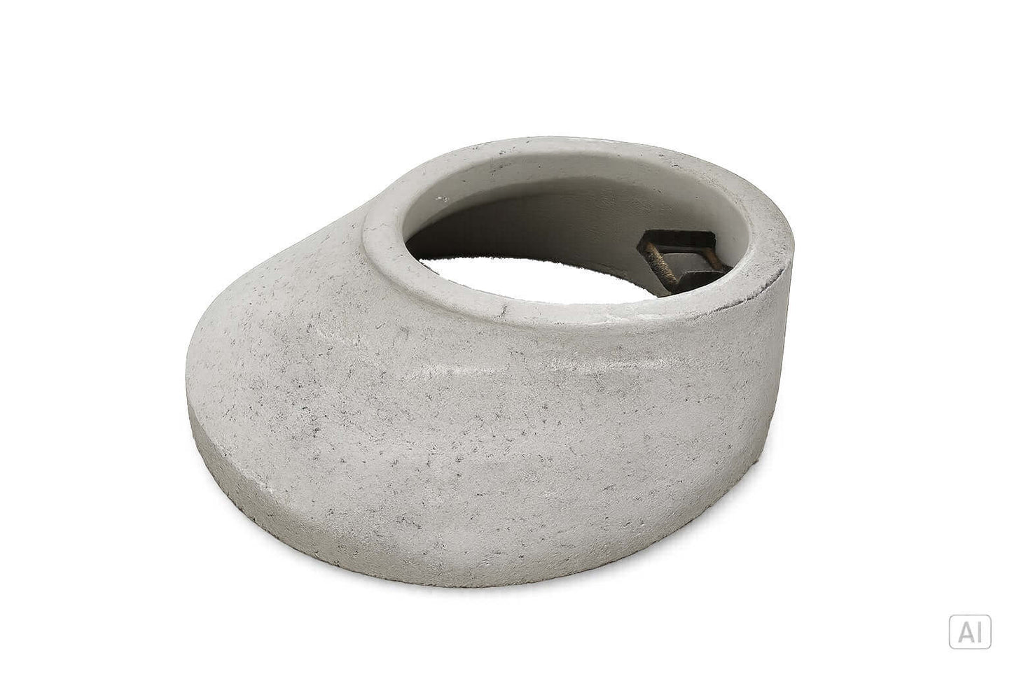Schachtkonus SH-F mit 1212 Eisen, exzentrisch, DN 1000/625 mm, geeignet für nicht abwasserführende Schächte.