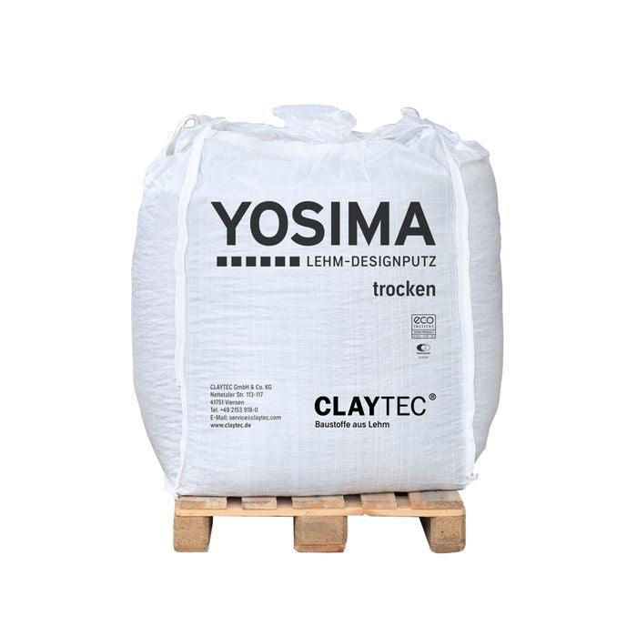 CLAYTEC YOSIMA Lehm - Designputz BR 0 im BigBag - 500 kg - Gartenbaustoff - Oberputz - BigBag - 500 kg - 