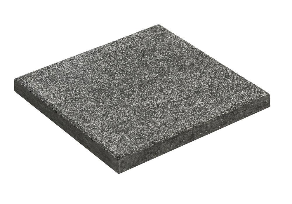 DIEPHAUS Terrassenplatte RUSTO Basalt - Gartenbaustoff - Terrassenplatte - 40x40x4 cm - 