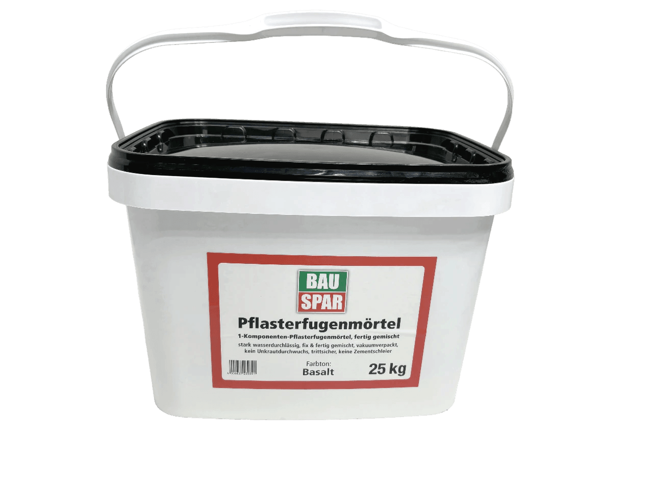 Pflasterfugenmörtel BAUSPAR 1 - Komponenten 25 kg - Farbe: basalt - Gartenbaustoff - Pflasterfugenmörtel - 