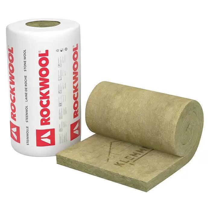 Rockwool Klemmrock 035, Zwischensparrendämmung 1000 mm breit - Klemmfilz - Gartenbaustoff - Zwischensparrendämmung - 220 mm - 